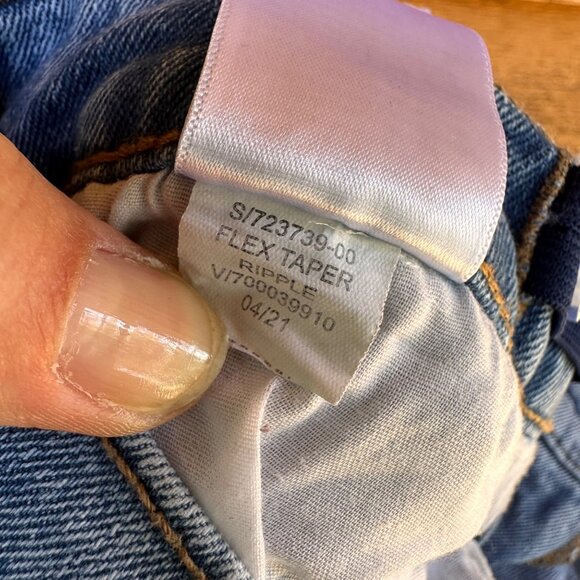 Old Navy Boys Original Taper Jeans Size 10 Blue Cotton Blend - Picture 8 of 10